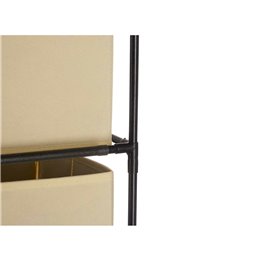 Lampada da tavolo Home ESPRIT Nero Dorato 20 x 20 x 53 cm
