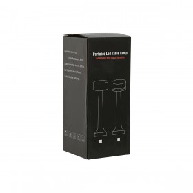 Lampada da tavolo Home ESPRIT Bianco Nero 9 x 9 x 24 cm (2 Unità)