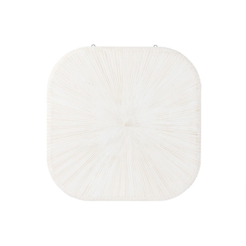 Decorazione da Parete Home ESPRIT Bianco Moderno Finitura invecchiata 89 x 3 x 89 cm