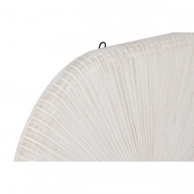 Decorazione da Parete Home ESPRIT Bianco Moderno Finitura invecchiata 89 x 3 x 89 cm