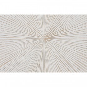 Decorazione da Parete Home ESPRIT Bianco Moderno Finitura invecchiata 89 x 3 x 89 cm