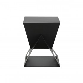 Tavolo aggiuntivo Home ESPRIT Nero Metallo 40 x 40 x 50 cm