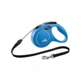 Guinzaglio per Cani Flexi NEW CLASSIC 8 m Azzurro Taglia M