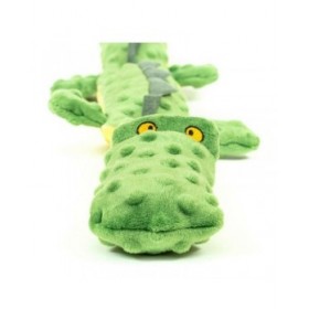Giocattoli per cani Gloria Dogmonsters 65 x 5 x 6 cm Verde Coccodrillo