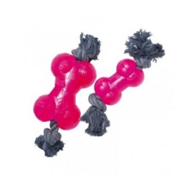 Giocattoli per cani Gloria Osso Rosa S (9 cm)
