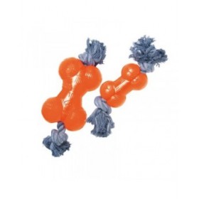Giocattoli per cani Gloria Osso Arancio S (9 cm)