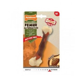 Giocattolo da mordere per cani Nylabone Extreme Chew Femur Carne di vitello Taglia M Nylon Carne di manzo e vitello
