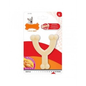 Giocattolo da mordere per cani Nylabone Extreme Chew Wishbone Taglia S Pollo Nylon