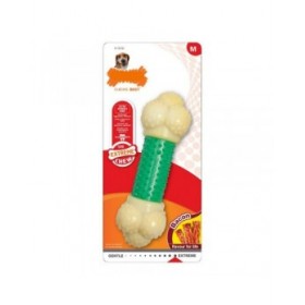 Giocattolo da mordere per cani Nylabone Extreme Chew Double Action Bacon Menta 2 in 1 Gomma Taglia S Nylon