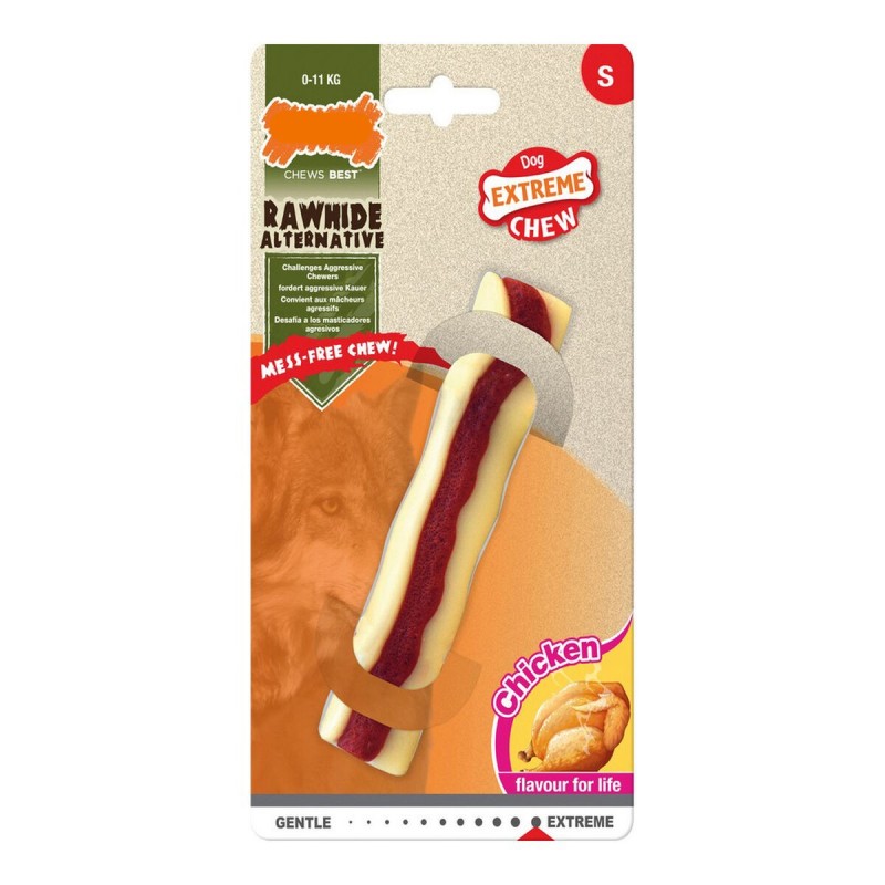 Giocattolo da mordere per cani Nylabone Extreme Chew Roll	Rawhide Taglia S Pollo Nylon