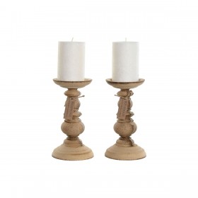 Set di Candele Home ESPRIT Romantico 300 g (2 Unità)