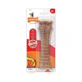 Giocattolo da mordere per cani Nylabone Dura Chew Bacon Taglia XL Nylon