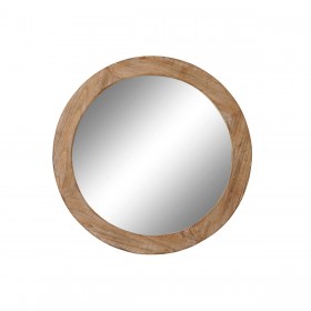 Specchio da parete DKD Home Decor Marrone Naturale Alpino 66 x 5 x 66 cm