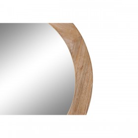Specchio da parete DKD Home Decor Marrone Naturale Alpino 66 x 5 x 66 cm