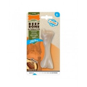 Giocattolo da mordere per cani Nylabone Beef Bone Cuccioli Taglia S Termoplastico Carne di manzo e vitello