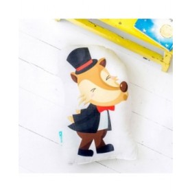 Cuscino HappyFriday Mr Fox Multicolore Volpe 40 x 30 cm