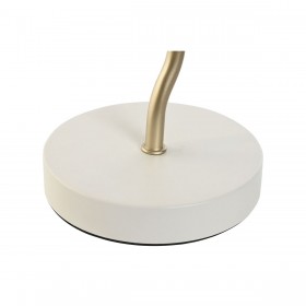 Lampada da tavolo Home ESPRIT Bianco Dorato Lino Metallo 50 W 220 V 36 x 36 x 52 cm