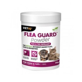 Controllo degli insetti Planet Line Flea Guard Powder Gatti Cane (60 g)