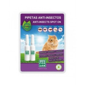 Repellente per insetti Menforsan 2 Unità Pipette Gatto
