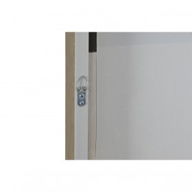 Quadro Home ESPRIT Bianco Verde Beige Grigio scuro polistirene Tela Astratto Città (2 Unità)