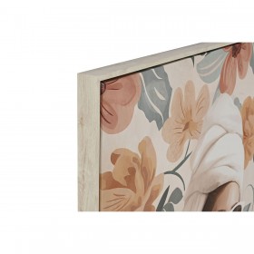 Tela Home ESPRIT Giallo Azzurro Bianco Beige polistirene Tela Scandinavo 82 x 3,5 x 122 cm (2 Unità)