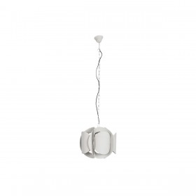 Lampadario Home ESPRIT Bianco Metallo 50 W 42 x 42 x 36 cm