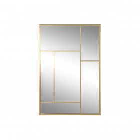 Specchio da parete Home ESPRIT Dorato 60 x 2 x 90 cm