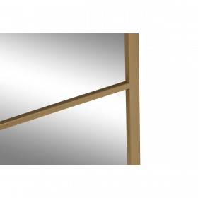 Specchio da parete Home ESPRIT Dorato 90 x 2 x 90 cm