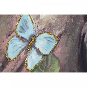 Quadro Home ESPRIT polistirene Tela Elefante Coloniale 92 x 4,5 x 122 cm (2 Unità)