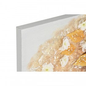 Quadro Home ESPRIT Dorato Tela Legno MDF Albero Tradizionale 90 x 3 x 30 cm (2 Unità)