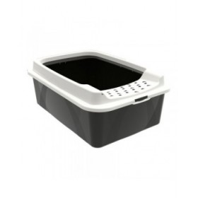 Lettiera per Gatti Rotho My Pet Bonnie Eco Bianco/Nero 57,2 x 39,3 x 20,9 cm