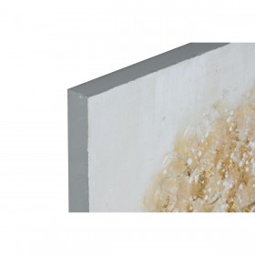 Quadro Home ESPRIT Dorato Tela Legno MDF Albero Tradizionale 80 x 3 x 80 cm (2 Unità)