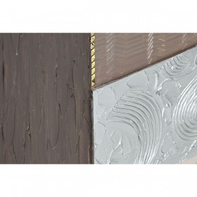 Quadro Home ESPRIT Marrone Beige polistirene Tela Moderno Città 152 x 5 x 52 cm (2 Unità)