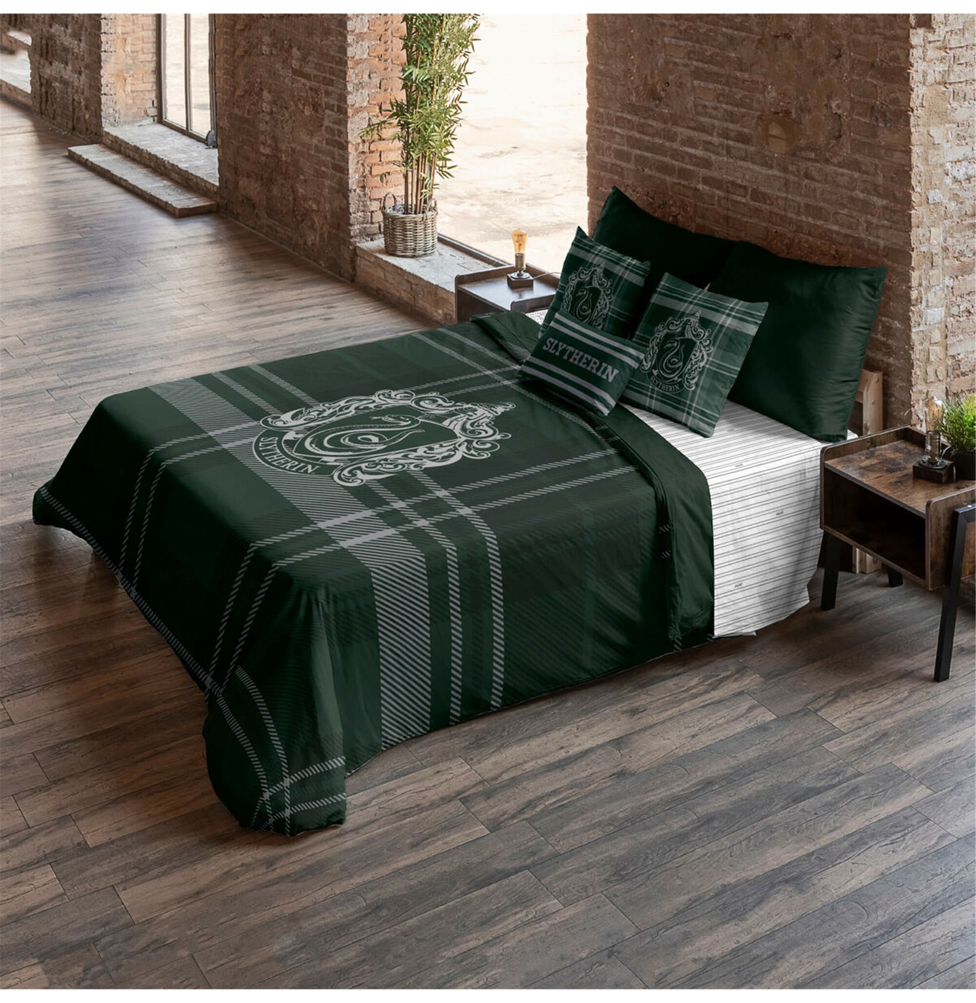 Quadro Home ESPRIT Azzurro Dorato polistirene Tela Moderno 82 x 4,5 x 82 cm (2 Unità)