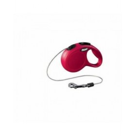 Guinzaglio per Cani Flexi New Classic 8 m Rosso Taglia S