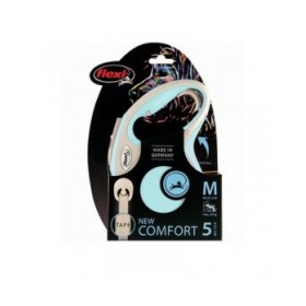 Guinzaglio per Cani Flexi NEW COMFORT Taglia S Azzurro Chiaro