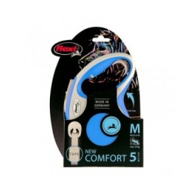 Guinzaglio per Cani Flexi NEW COMFORT Azzurro Taglia M