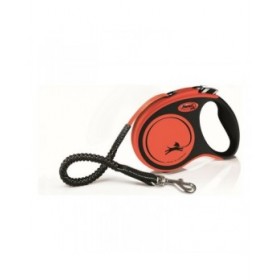 Guinzaglio per Cani Flexi XTREME 5 m Arancio Taglia S