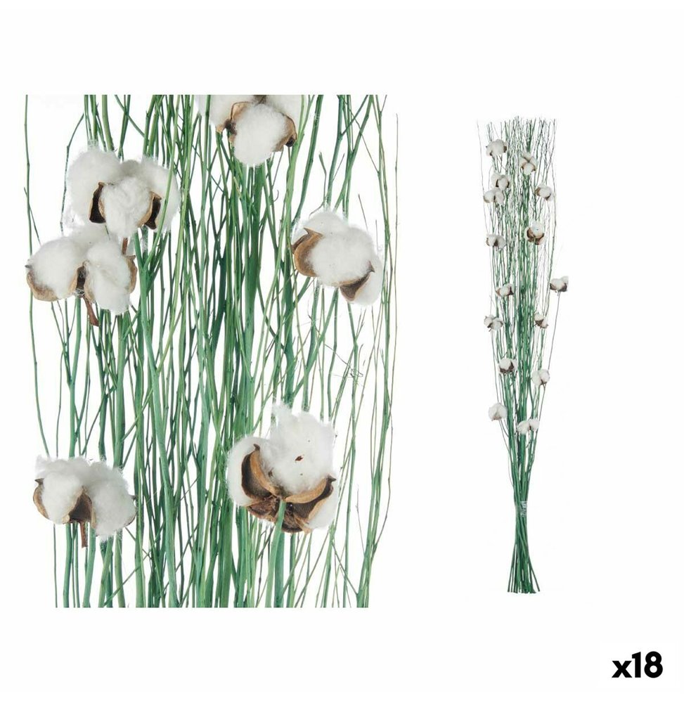 Quadro Home ESPRIT Azzurro Dorato Tela Legno MDF Piume Tradizionale 30 x 3 x 90 cm (2 Unità)