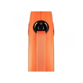 Guinzaglio per Cani Flexi XTREME 5 m Arancio Taglia S