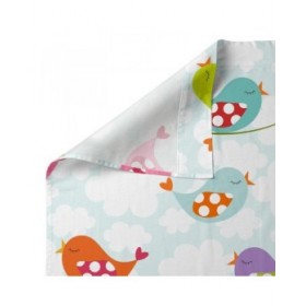 Set di Lenzuola HappyFriday Mr Fox Little Birds Multicolore Singolo 2 Pezzi