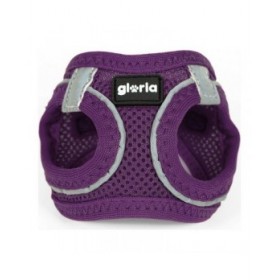 Imbracatura per Cani Gloria Air Mesh Trek Star Regolabile Viola Taglia XXXS (18-20 cm)