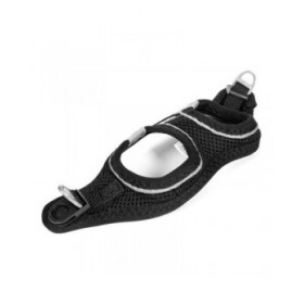 Imbracatura per Cani Gloria Air Mesh Trek Star Regolabile Nero Taglia XXXS (18-20 cm)