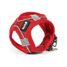 Imbracatura per Cani Gloria Air Mesh Trek Star Regolabile Rosso Taglia XXXS (18-20 cm)