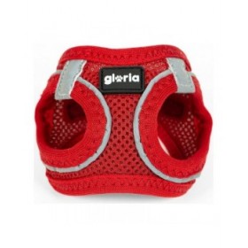 Imbracatura per Cani Gloria Air Mesh Trek Star Regolabile Rosso Taglia XXXS (18-20 cm)