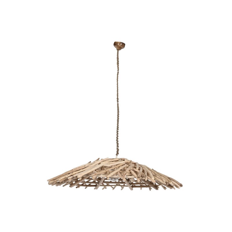 Lampadario Home ESPRIT Naturale Legno Legno di eucalipto 50 W 100 x 100 x 18 cm