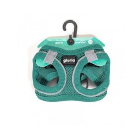 Imbracatura per Cani Gloria Air Mesh Trek Star Regolabile Turchese Taglia XXXS (18-20 cm)