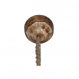 Lampadario Home ESPRIT Naturale Legno Legno di eucalipto 50 W 40 x 40 x 40 cm