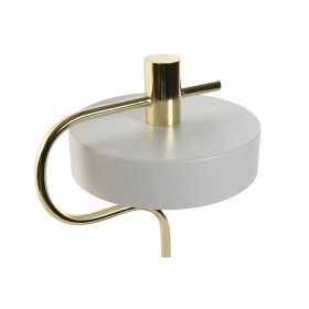 Lampada da tavolo Home ESPRIT Bianco Dorato Metallo 220 V 28 x 18 x 46 cm