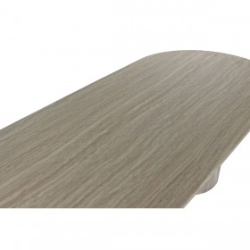 Tavolo da Pranzo Home ESPRIT Bianco Beige Granito Legno MDF 220 x 100 x 75 cm